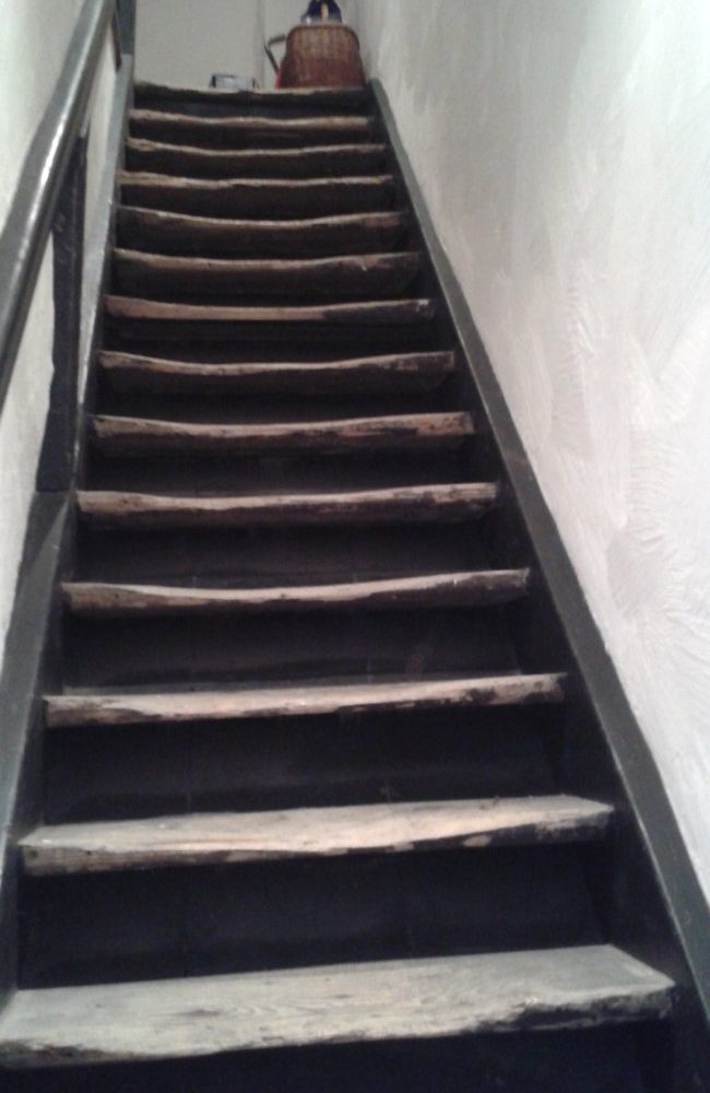 rénovation escalier - avant chantier à Bischheim