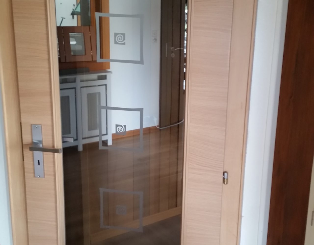 rénovation porte Modèle vitrage Alana